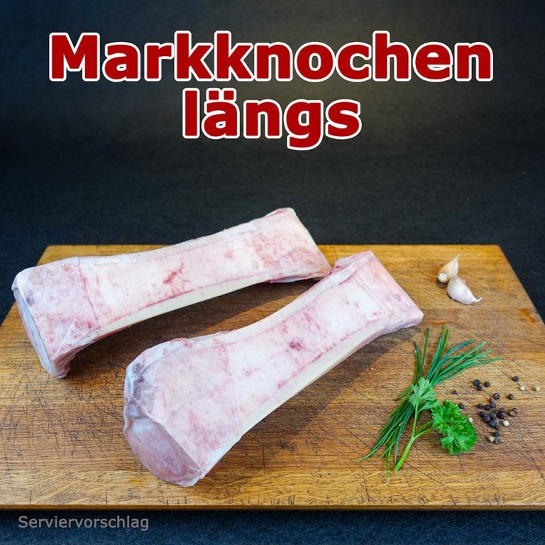 Wagyu Markknochen längs gesägt