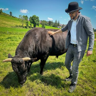 Stephan mit Bulle Yatso