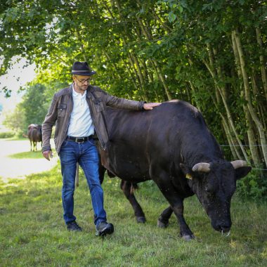 Stephan mit Bulle Yatso